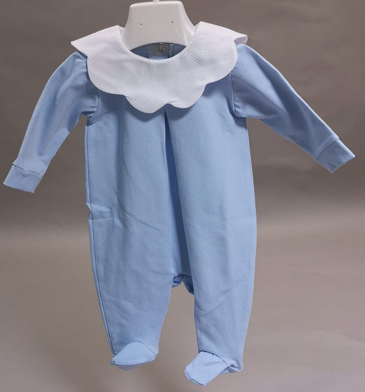 Tutina in Cotone con Colletto Nuvola