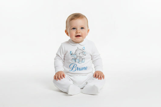 Tutina Cotone con Colletto Semplice