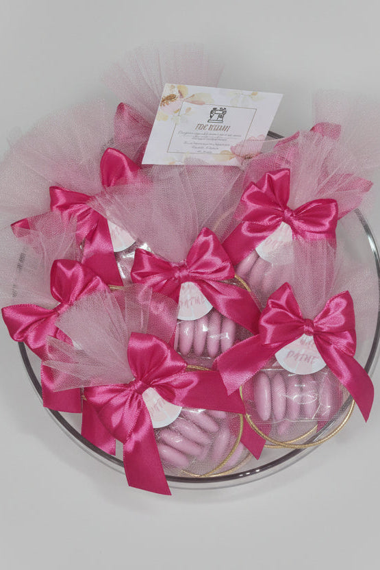 Cerchio Metallico Confezionato con Tulle