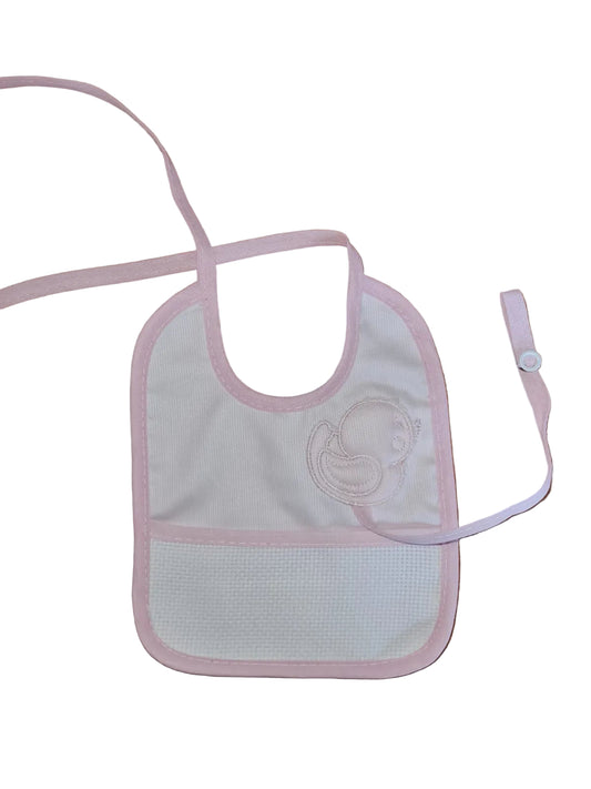 Bavetta in Tela Aida e Cotone con Porta Ciuccio