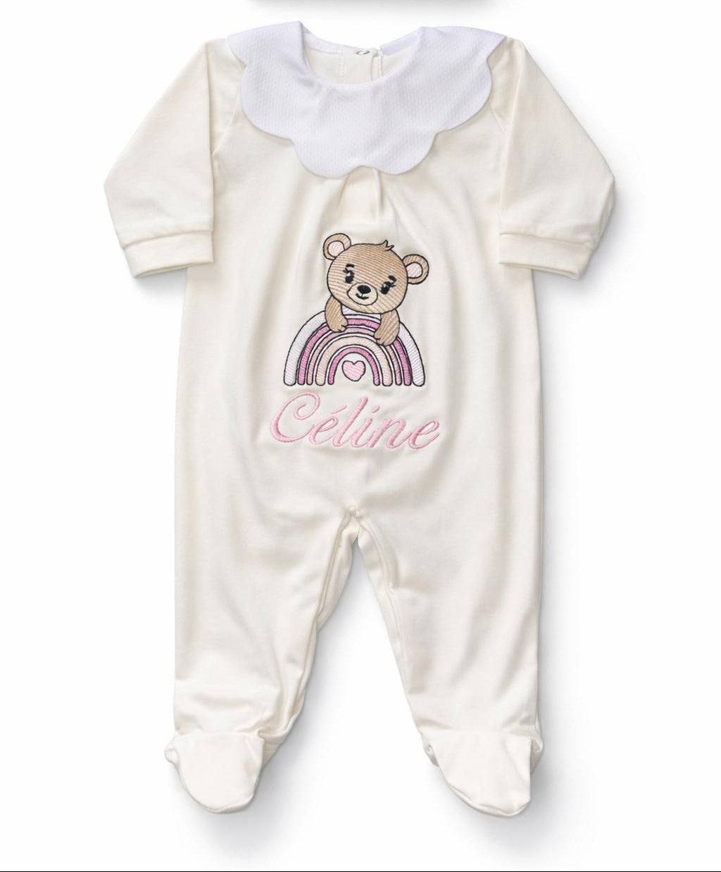 Tutina in Cotone con Colletto Nuvola