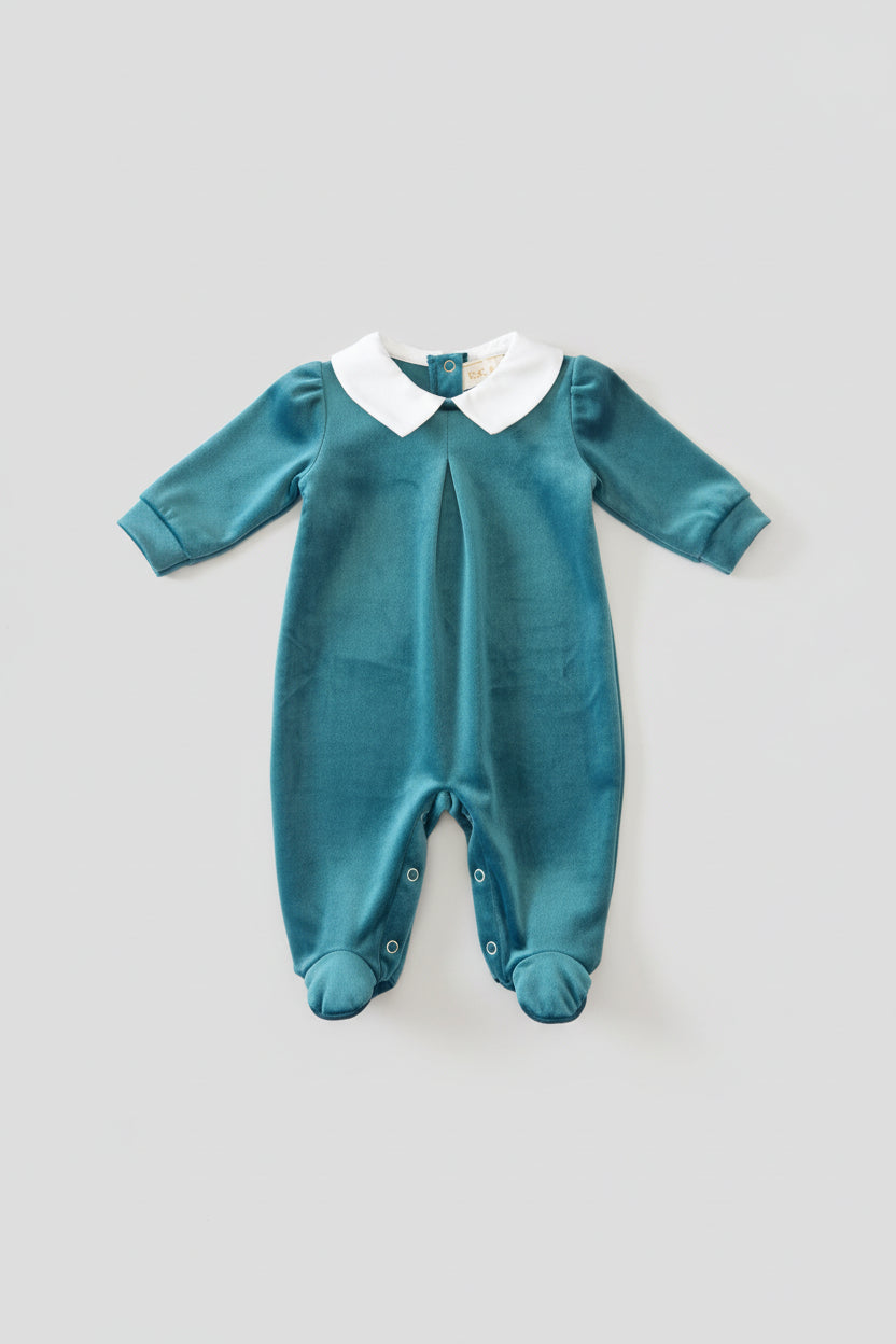 Tutina in Ciniglia con Colletto Camicia