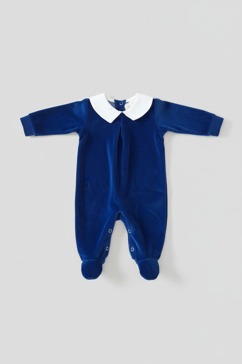 Tutina in Ciniglia con Colletto Camicia