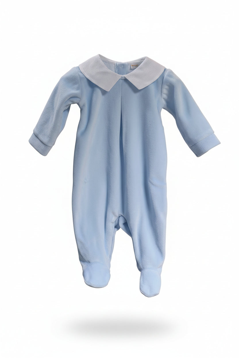 Tutina in Ciniglia con Colletto Camicia