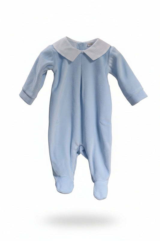 Tutina in Ciniglia con Colletto Camicia