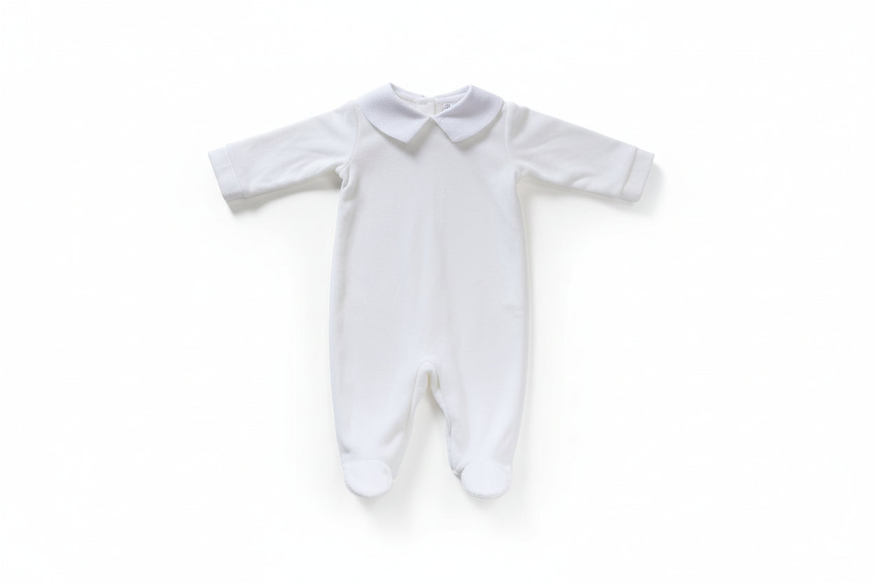 Tutina in Ciniglia con Colletto Camicia