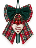 Fiocco Natalizio Scozzese- Velluto & Tartan