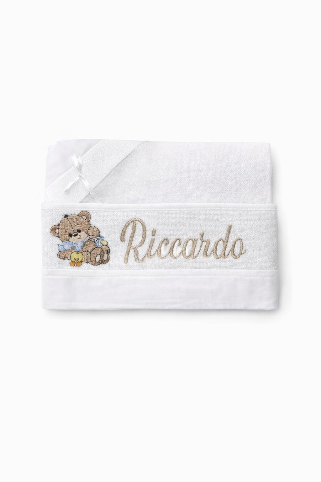 Set Lenzuola Culla/Carrozzina Personalizzato con Ricamo
