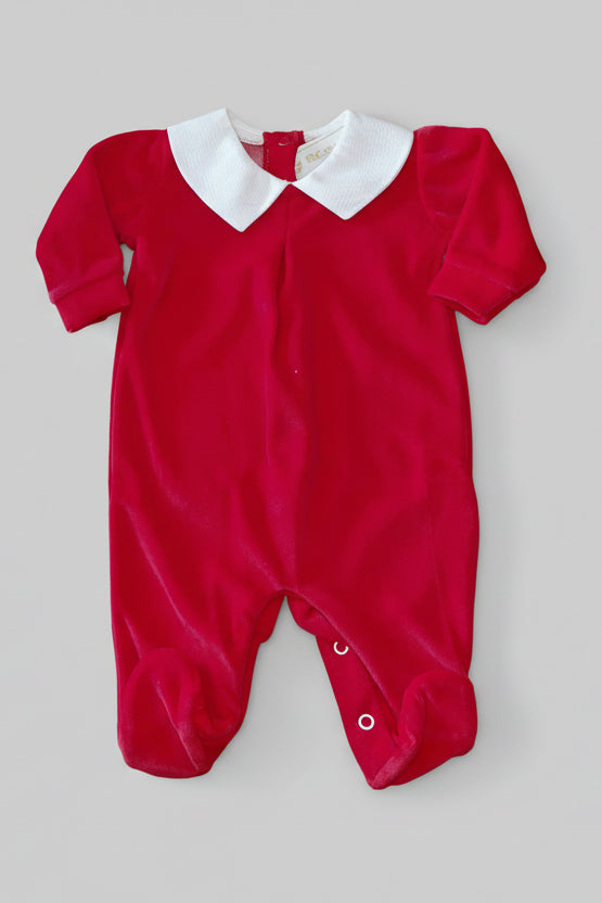 Tutina in Ciniglia con Colletto Camicia