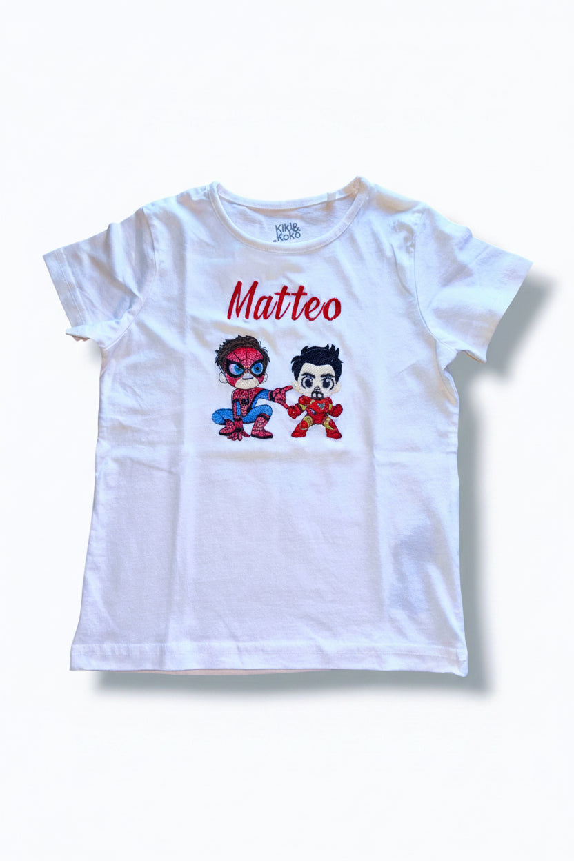 T-Shirt Bambino Personalizzata Ricamata