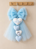 Fiocco Nascita in Tulle con Cuori
