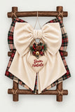 Fiocco Natalizio  Tartan & Velluto