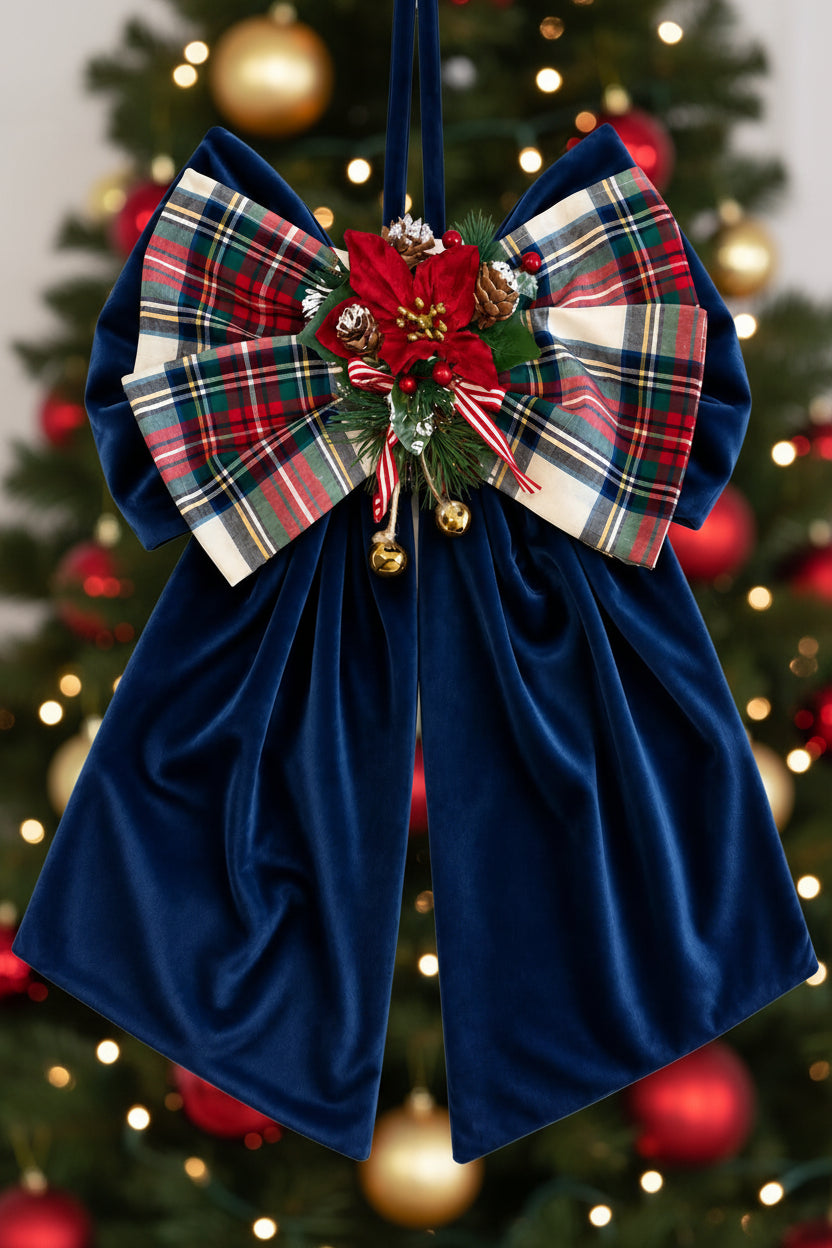 Fiocco Puntale Albero di Natale