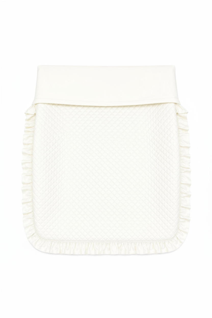 Copertina Cotone Trapuntato con profilo Balze